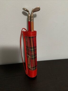 Royal Stewart Mini Golf Bag with 3 Golf Club Pencils